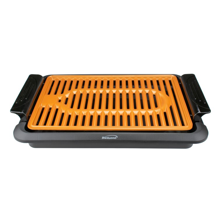 Litifo 16'' Smokeless Ceramic Non Stick Electric Grill with Lid & Reviews