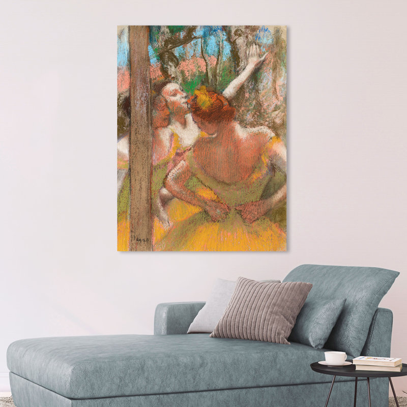 Dancers by Edgar Degas - Wrapped Canvas Print, 120cm H x 90cm W x 4cm D