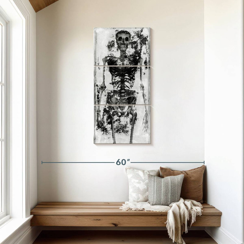 Skeleton IV, 44" H x 21" W