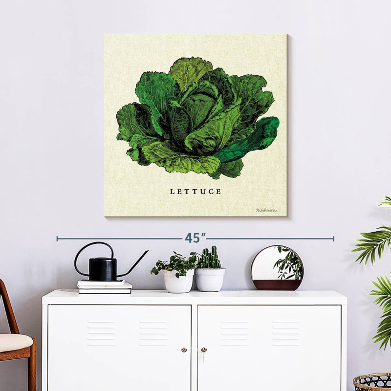 Lin Yarlin Légume II, H 30 po x l 30 po