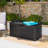 Starplast 45.7 " W 88 Gallons Water Resistant Plastic Lockable Deck Box with Wheels-14435753