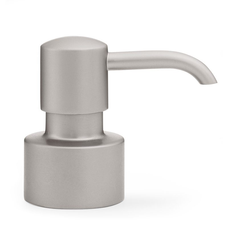 Ava Soap Dispenser, Silver, Satin Nickel