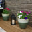 Atenea Francine Round Imperial Ceramic Outdoor Planter-860479538-860479550