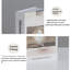 Boîte à livres décorative moderne à bords dorés pour un rangement créatif