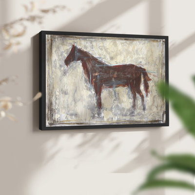Iron Equine I -Framed Print - Restickable