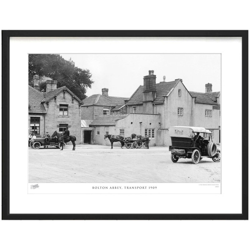 Bolton Abbey, Transport 1909 - Single Picture Frame Print, 60cm H x 80cm W x 2.3cm D