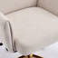 Chaise de bureau rembourrée avec base en métal doré, chaise de bureau pivotante réglable-1189806670