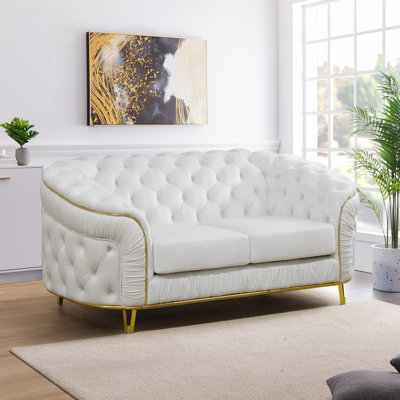 Upholstered Sectional Loveseat