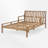 52.73" Acacia Wood Outdoor Patio Daybed-22131028