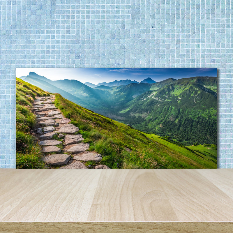 50cm W x 100cm L Glass Peel and Stick Panel