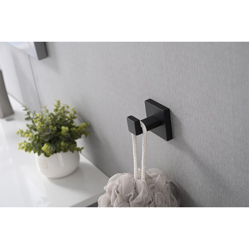 6 - Piece Bathroom Hardware Set, Matte Black