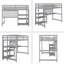 Lit mezzanine simple Jozey Kids-1938143057-1938143059