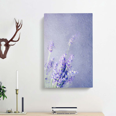 Pretty Purple Lavender - Wrapped Canvas