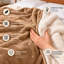 Jeté réversible en molleton Sherpa - Microplush ultra doux, chaleur toutes saisons, lavable à la machine-130524673-130524676
