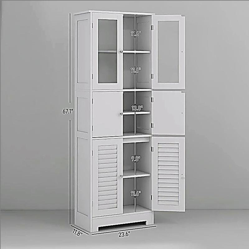 Armoire autoportante pour vestibule, armoire de rangement et armoire de cuisine