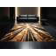 Tapis brun doux et moelleux au look rustique et moderne de style rétro Tonnele-1914034558