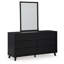 Commode et miroir Tisbury