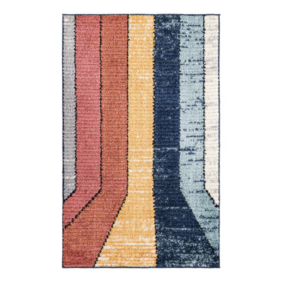 Abrams Geometric Polyester Rug