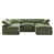 Tissu vert Sagano est en rupture de stock