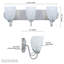 Éclairage pour meuble-lavabo à intensité variable Ishaal-1520546233
