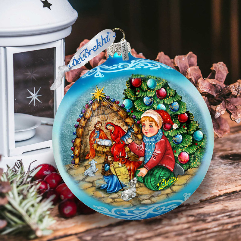 5.5'' Glass Ball Ornament
