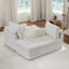 Chaise longue en chenille recouverte de tissu l 63,3 po-213177885
