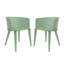 Chaise de salle à manger d'extérieur Milan (ensemble de 2)-1384911571
