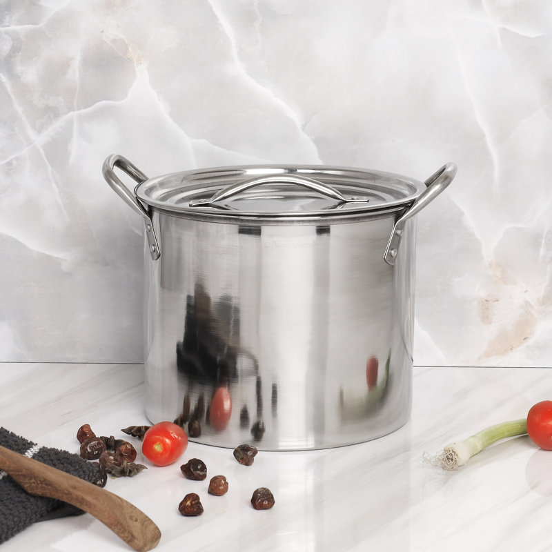 Buckingham Stainless Steel Stock Pot with Lid , 6 Liters