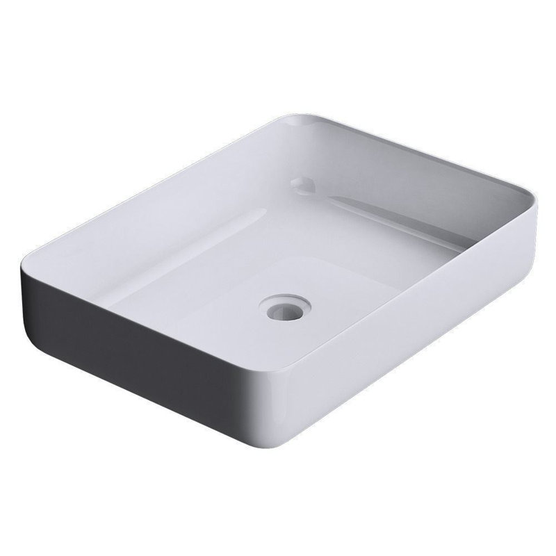 Durovin Bathrooms 400mm L x 550mm W Natural Engineered Stone Rectangular Sink