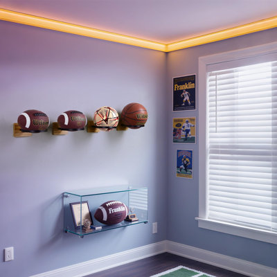 Basketball Volleyball Soccer Display Holders Home Ball Rack On The Wall Ball Rack Put The Ball Rack Football Display Racks