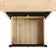 55'' Home Office Computer Desk with File and Storage Drawers,  Fluted Writing Desk with Keyboard Tray&Practical Hook and Open Compartments