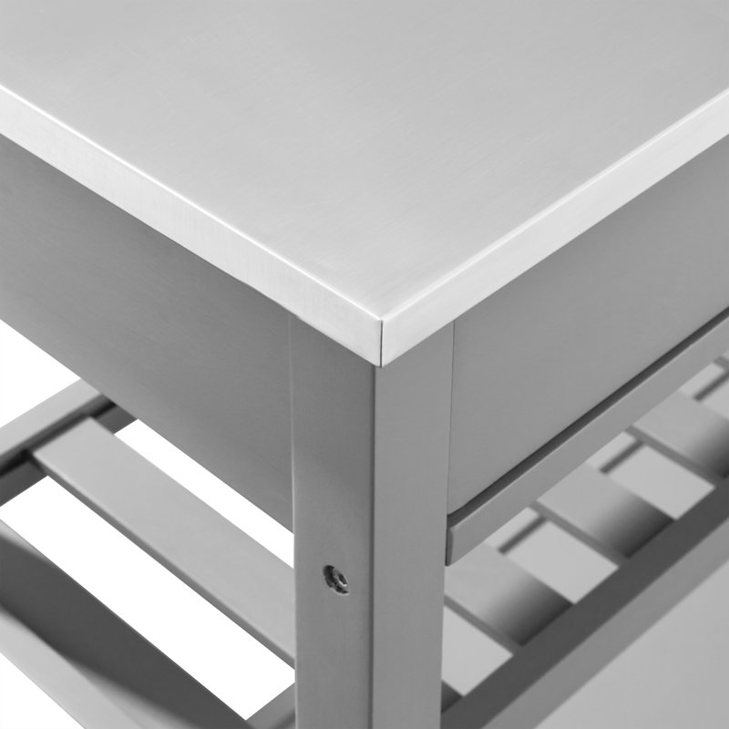 Ansell Kitchen Island, Gray