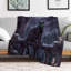 Jeté en flanelle de style gothique chat noir, couverture douce et chaude pour le canapé-lit du salon-133004702