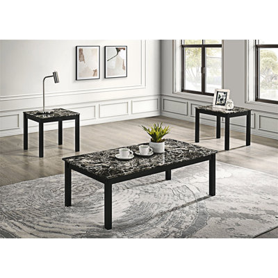 Ensemble de table contemporaine X Table basse X Table de bout