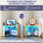 Corner Desk With Power Outlets and 3-Color Sensor Lights For Small Space-1451465162