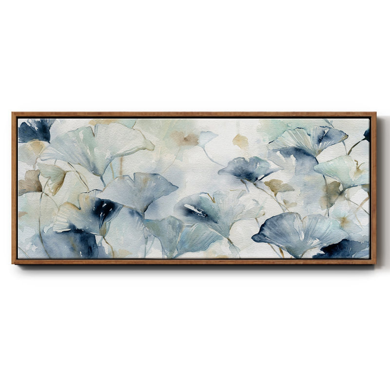 Glorious Gingko- Framed Canvas, 20" H x 50" W