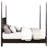 Teyler Wood Queen Poster Bed Brown-95047700