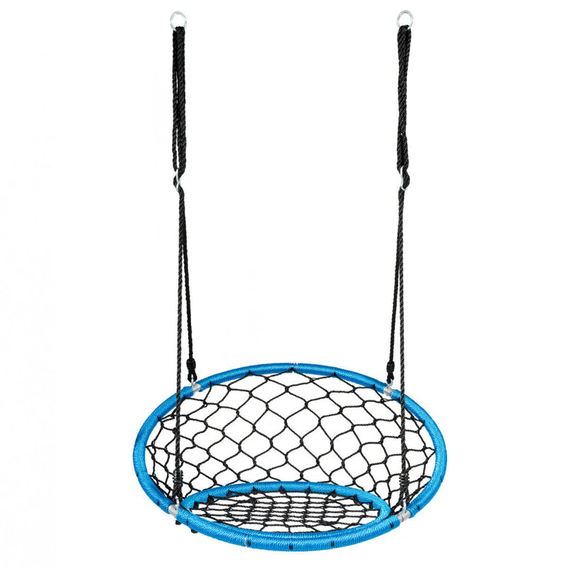 Freeport Park Trevino Web / Saucer Swing Swing Seat, Blue