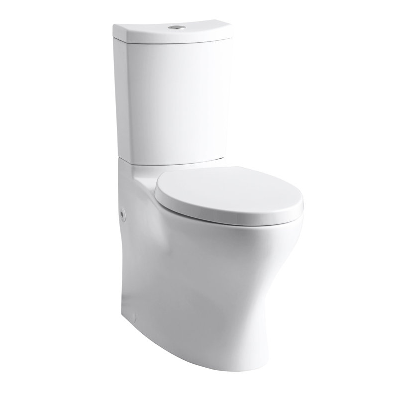 Toilette 2 pièces allongée 1,6 GPF à hauteur confort Persuade, Blanc