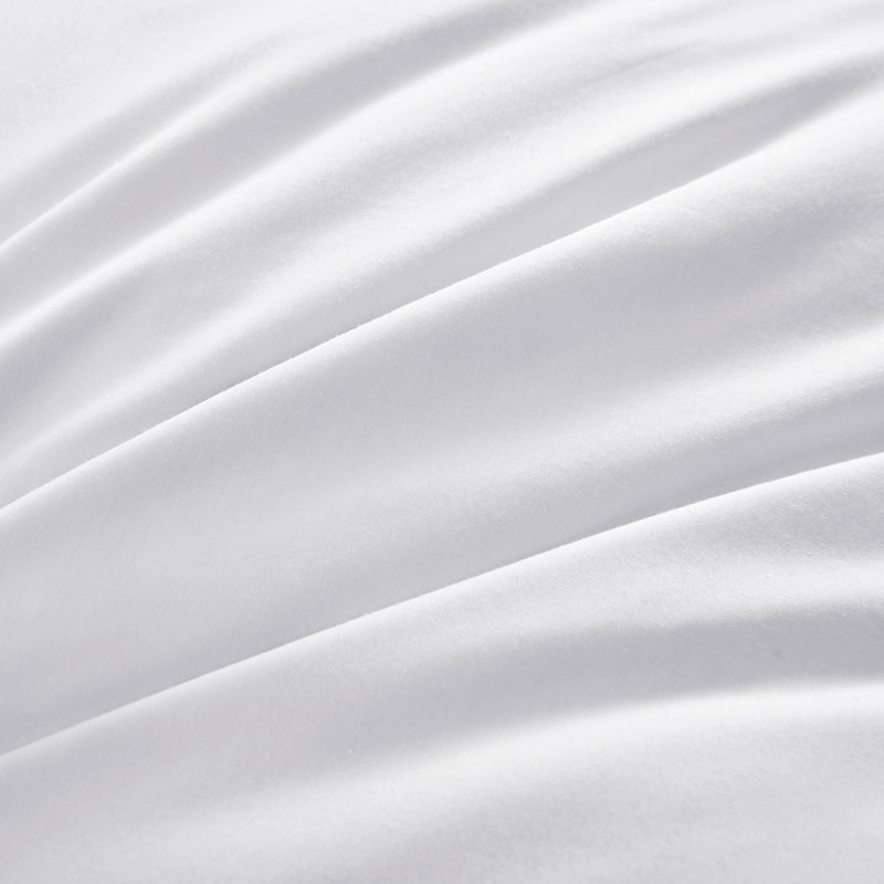 Goose Feather & Down Pillow, 2-Pack – Plush Medium Support Pillows for Back & Side Sleepers, White, 18"H x 34"W