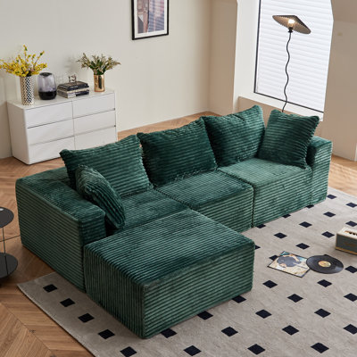 Canapé modulaire réversible désossé de l 108 po sans assemblage requis