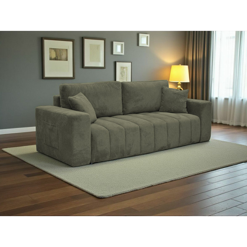 3 Seater Sleeper, Green