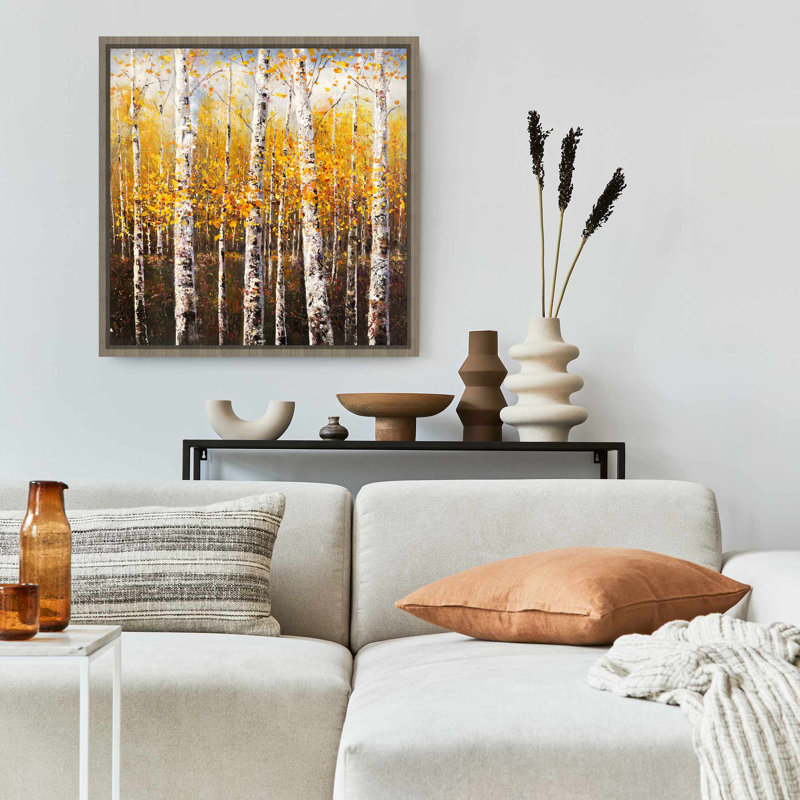 Décoration de chambre à coucher Birches par Sunny Day Trees