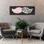 «Ridiculous Mustache Vintage Panel Black and Pink» par Michael Mullan, art mural sur toile-102878167