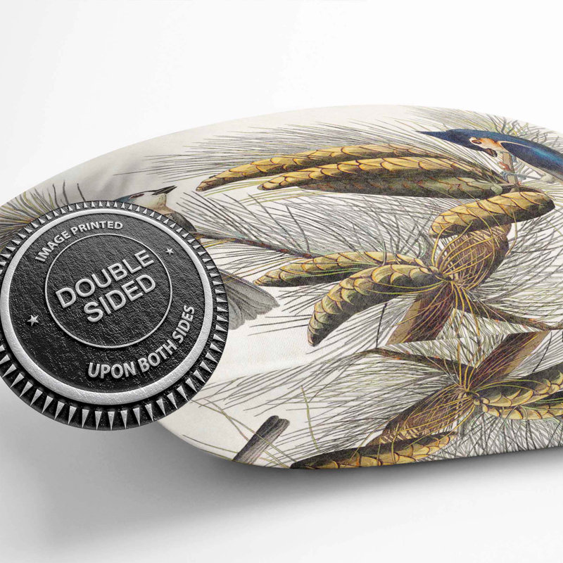 Floral Square Throw Cushion, 40cm H x 40cm W x 15cm D