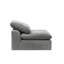 Canapé modulaire en lin avec repose-pieds Naveen