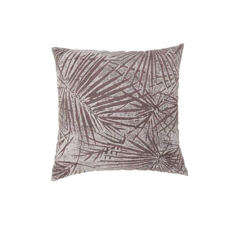  Coussin Contemporary, [22 po] + x + [22 po], Brun / Blanc cassé