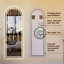 Miroir pleine longueur 65 po x 21 po à DEL arqué, à intensité variable, haute définition et antidéflagrant