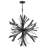 Vida 36" Thirteen-Light Modern Orb Hanging Chandelier w/ Crystal Accents
