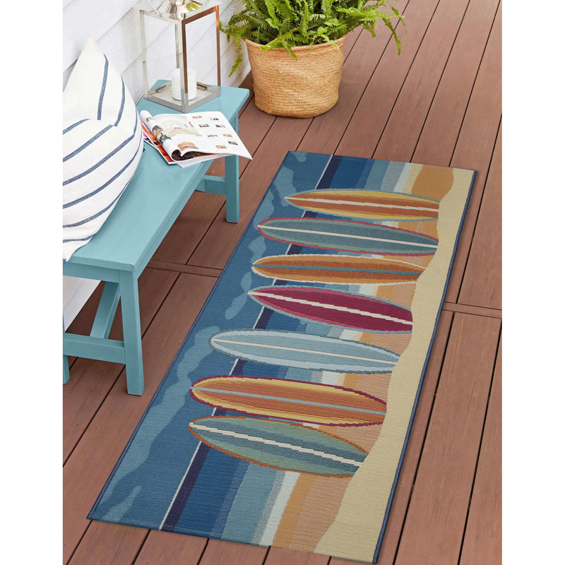 Thomasina Synthetic Non-Skid Kitchen Mat, Runner 1'11" x 4'11"